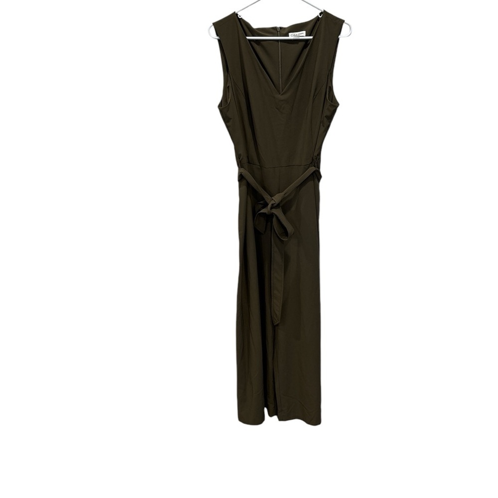 🌺Calvin Klein Olive Jumpsuit